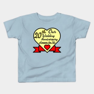 Our 20th Wedding anniversary Kids T-Shirt